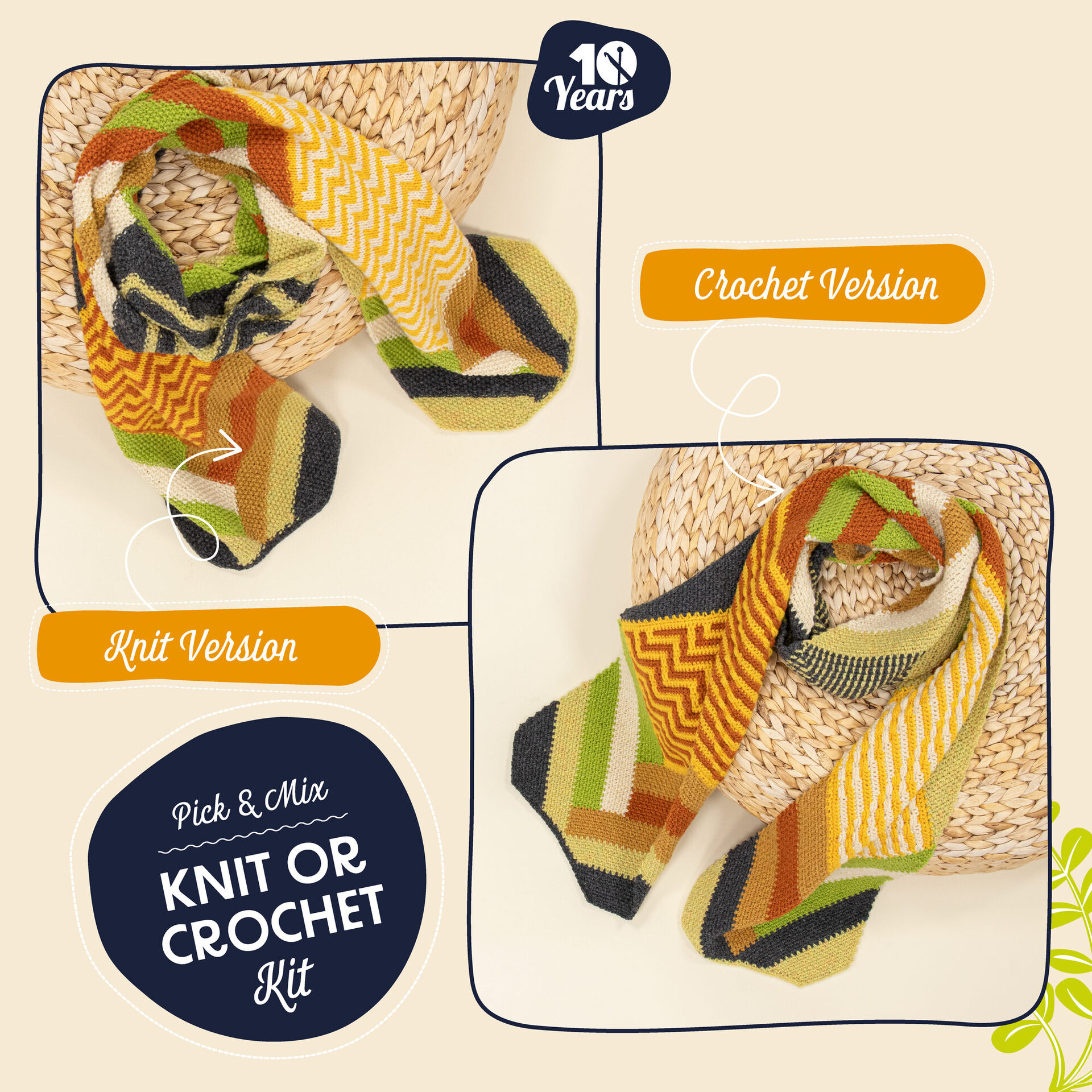 Scheepjes CKAL Goldcrest Scarf kit